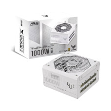 ASUS TUF Gaming 1000W 80Plus Gold Fully Modular Power Supply, ATX 3.0 Compatible 80+ Gold Certified, Military-grade, Dual Ball Bearing, Axial-tech Fan, PCB Coating, White | 90YE00S5-B0NA00